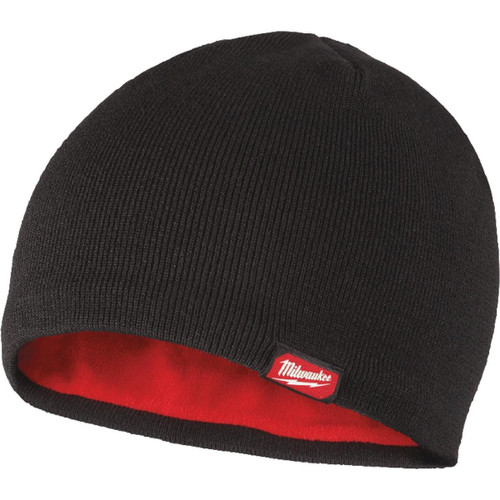 Milwaukee Fleece Lined Black Beanie Hat BNBL2