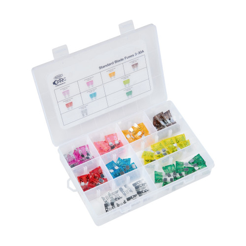 Ring assortment packs of 3 to 30 amp fuses