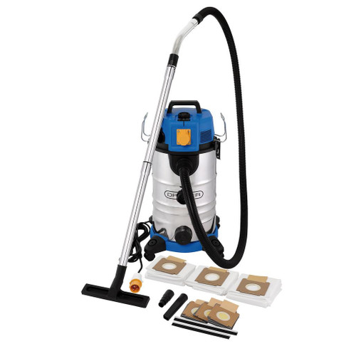 Draper 110V M-Class Dust Extractor, 35L Wet and Dry Vacuum Cleaner 28229