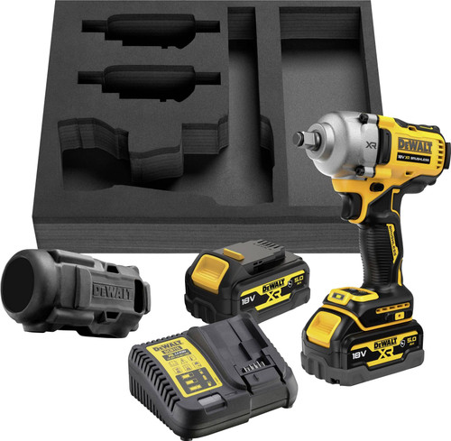 DeWalt 1/2" High Torque Impact Wrench Kit DCF891P2G-GB