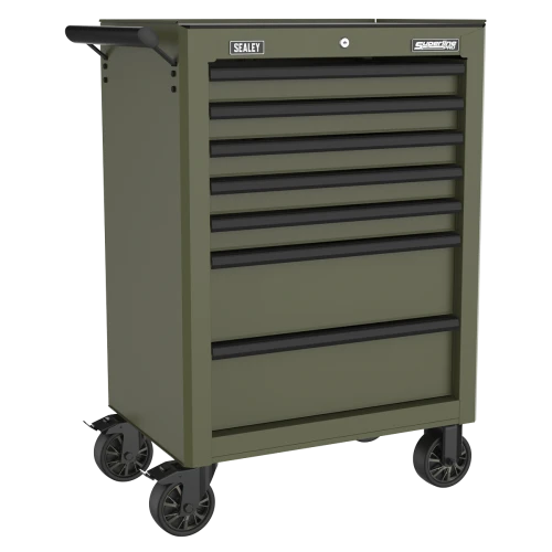 Sealey Superline PRO Heavy-Duty Rollcab 7 Drawer - Khaki AP26479TK