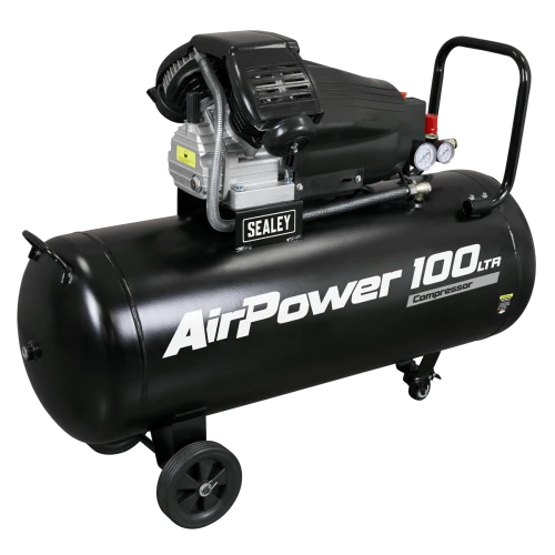Sealey 100L V-Twin Direct Drive Air Compressor 3hp SAC10030VA
