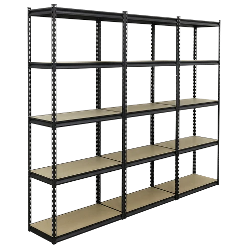 Sealey Racking Unit with 5 Shelves 340kg Capacity Per Level - Set of 3 AP900RCOMBO1