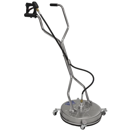 Sealey 18" Surface Cleaner with Dual Handle & Rotating Spray Bar - Stainless Steel PWAK18