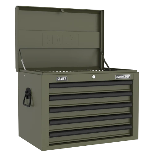 Sealey Superline PRO Heavy-Duty Topchest 5 Drawer - Khaki AP26059TK