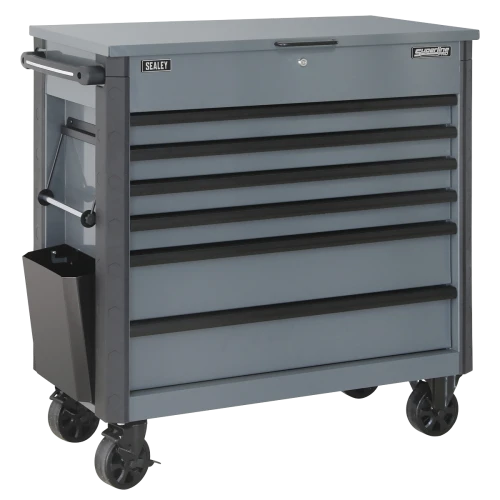 Sealey Tool Trolley 6 Drawer - Grey AP366G