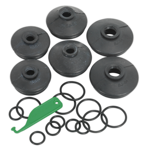 Ball Joint Dust Covers - Car Pack of 6 Assorted | Multipurpose ball joint dust covers easily replace split or damaged dust covers on otherwise serviceable ball joints, avoiding MOT test failure. | toolforce.ie