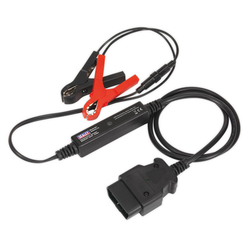 Diagnostic Socket Memory Safe - EOBD | Attaches to a 12V slave battery and provides power via the EOBD socket to on-board electronics whilst vehicles own battery is disconnected. | toolforce.ie