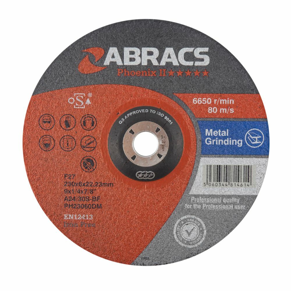 Abracs 230mm Grinding Discs