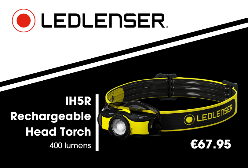 LEDLENSER IH5R WORK RECHARGEABLE HEADLAMP 502025