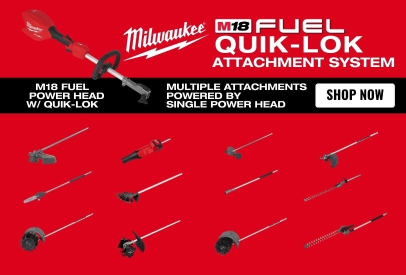 Milwaukee Quik-Lok Outdoor Garden Power Tool Range
