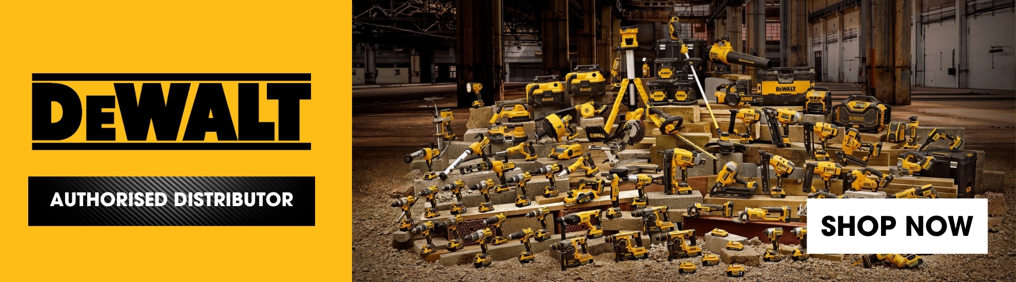 Dewalt Tools UK Banner