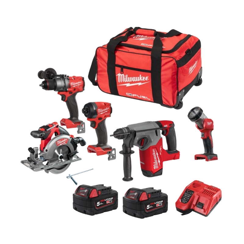 Milwaukee 5 Piece Kits