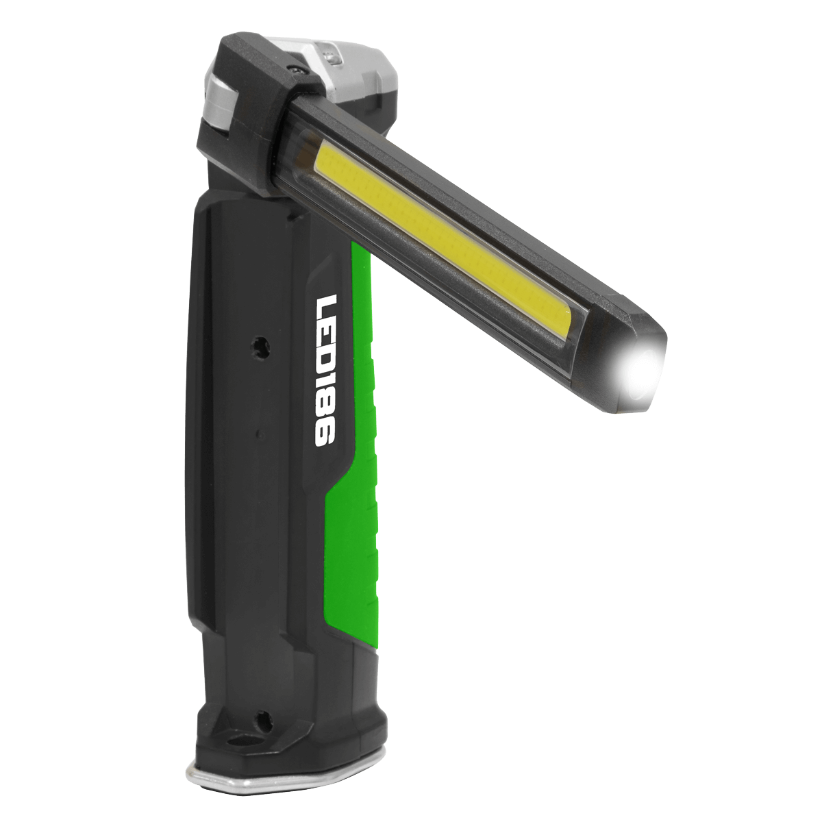 Rechargeable Slim Folding LED Torch SEALEY LED186 | This LED Torch from Sealey is powered by a 3.7V 2Ah rechargeable Lithium-ion battery, which lasts up to 8 hours. | toolforce.ie