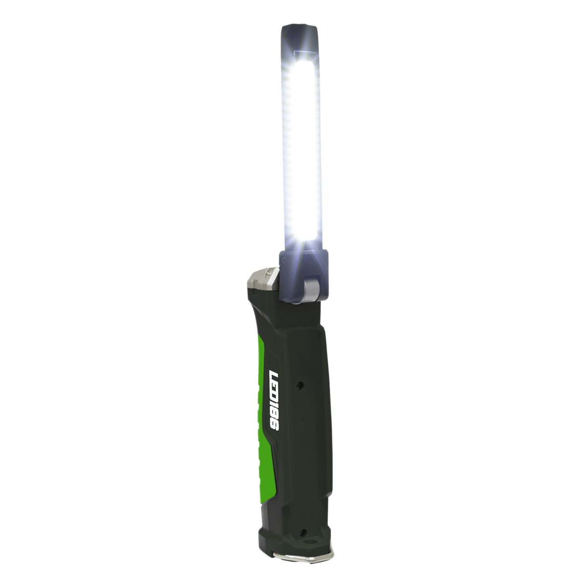 Rechargeable Slim Folding LED Torch SEALEY LED186 | It is perfect for hands-free operation with a magnet and a hanging hook. | toolforce.ie