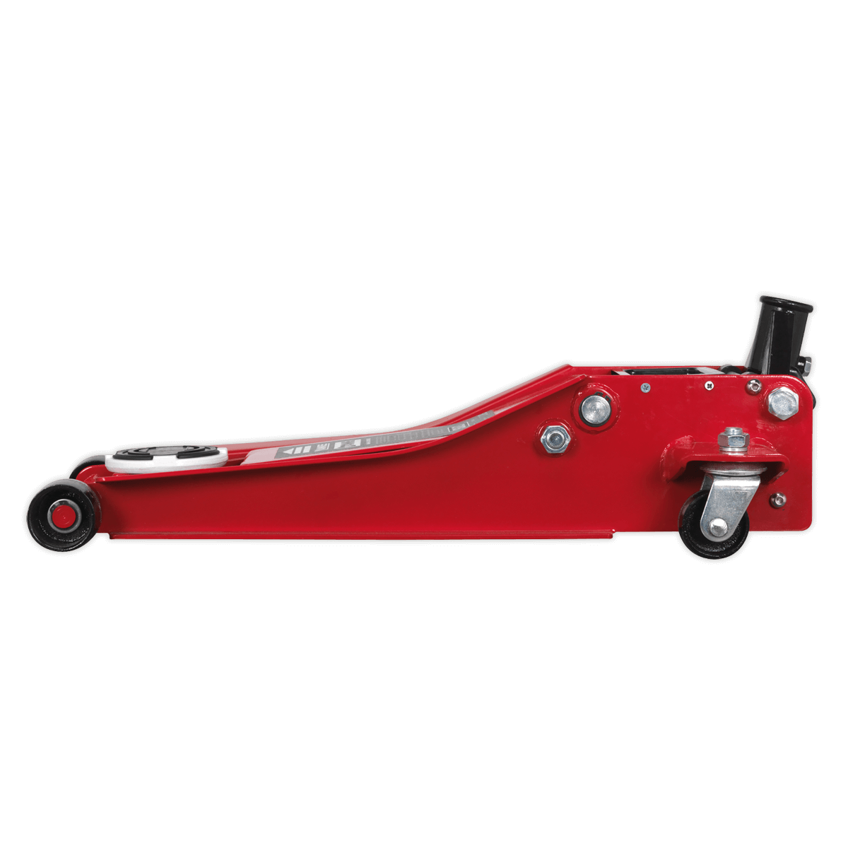 2 Ton Trolley Jack Low Entry Rocket Lift Red 2001LERE
 | Universal joint release mechanism allows safer, more controlled lowering of jack.