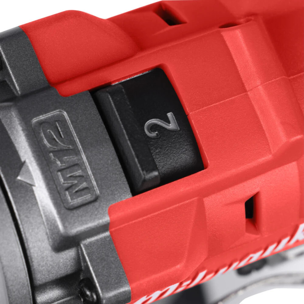 2 speed control setting on Milwaukee M12 Drill