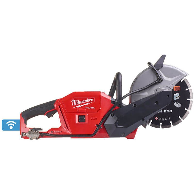 MILWAUKEE  FUEL ONE KEY M18 9" CUT-OFF SAW | Starts up instantly, eliminates the need to mix petrol and oil, and avoids petrol engine maintenance. | toolforce.ie