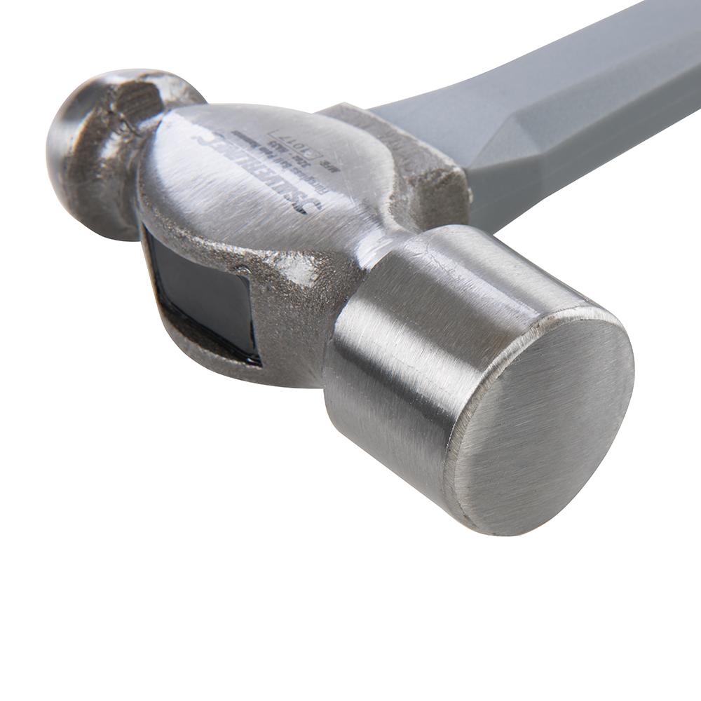 Silverline 32oz Fibreglass Ball Pein Hammer HA35 | High-grip handle resistant to oil & chemicals. | toolforce.ie