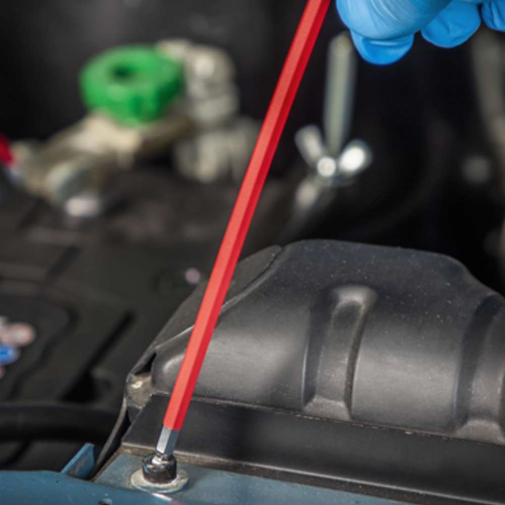 Anti-slip coating for comfort and control.