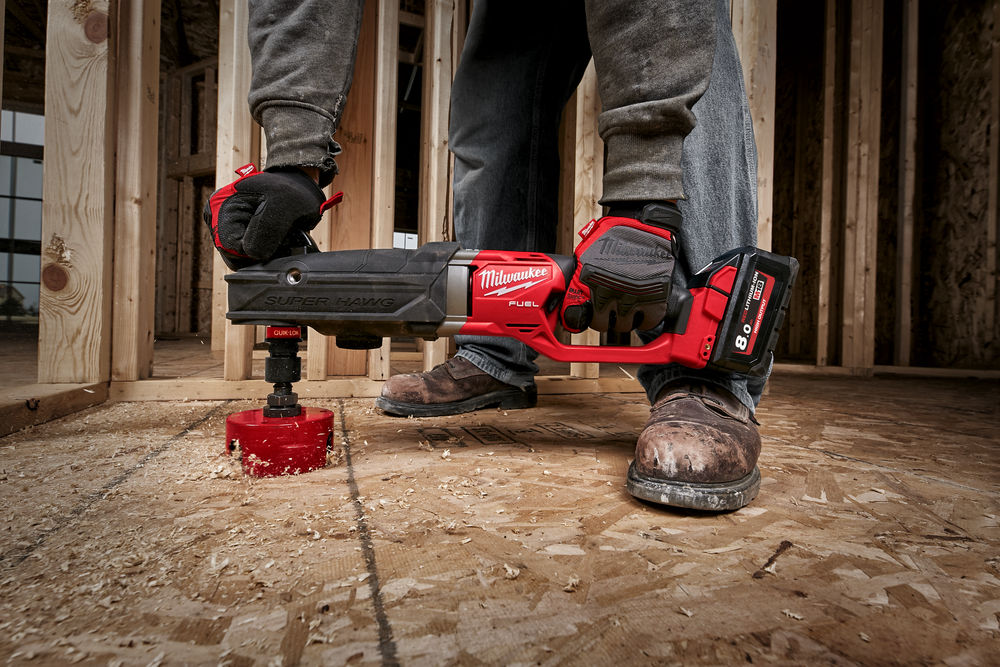 MILWAUKEE M18 Fuel SUPER HAWG RIGHT ANGLE BATTERY POWER DRILL 18v cordless