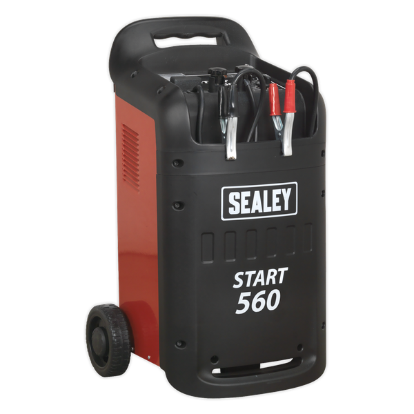 SEALEY BATTERY BOOSTER CHARGER 12 / 24V START560 | Features fast-charge timer device to enable rapid battery recovery with reduced risk of boiling the battery. | toolforce.ie
