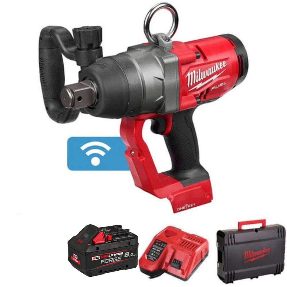 Milwaukee M18ONEFHIWF1-801X 18V Fuel 1" High Torque Impact Wrench With One Key