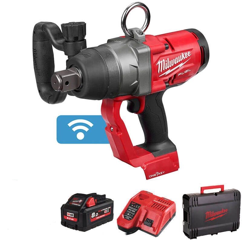 Milwaukee M18ONEFHIWF1-801X 18V Fuel 1" High Torque Impact Wrench With One Key