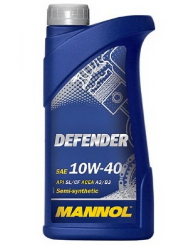 MANNOL 1L 10W40 Semi Synthetic Engine Oil 7507, Ideal for modern Petrol and Diesel engines with or without a Turbo.