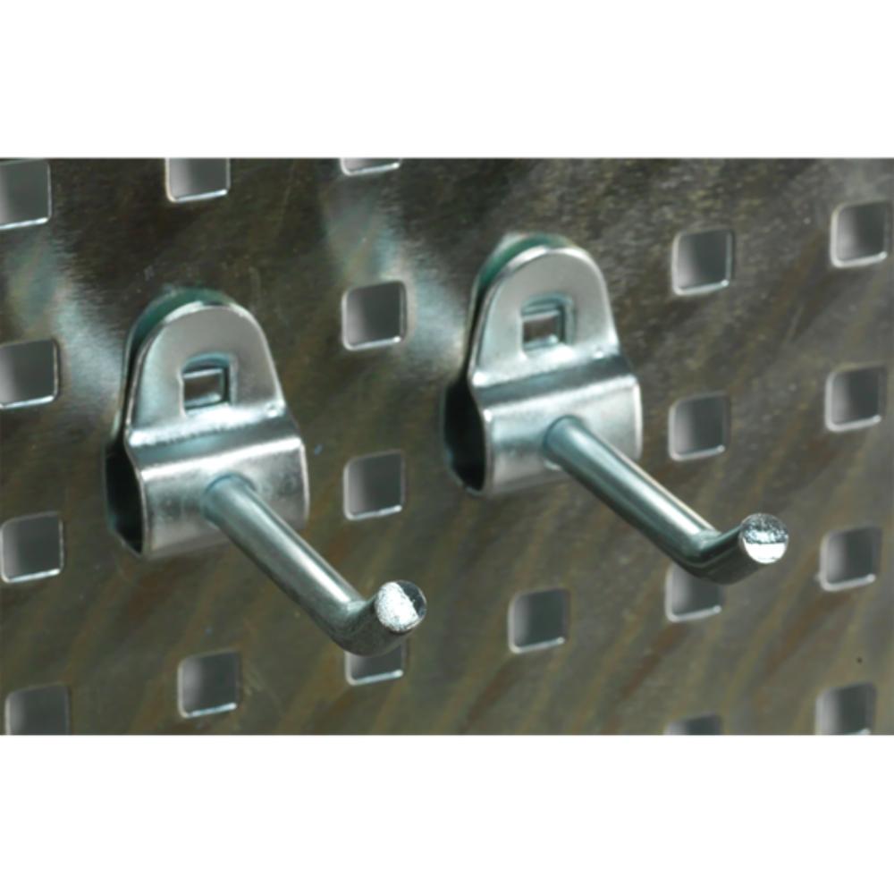 pegboard with a range of tool storage pegs