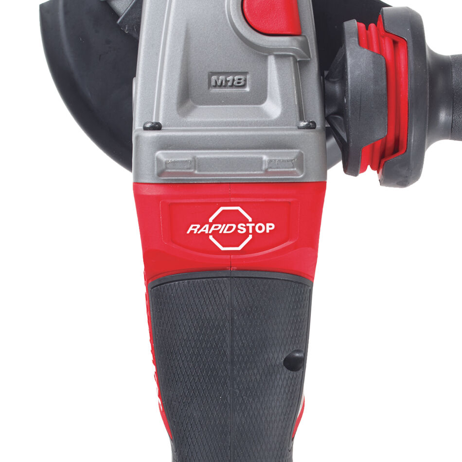 rapid stop safety Milwaukee angle Grinder