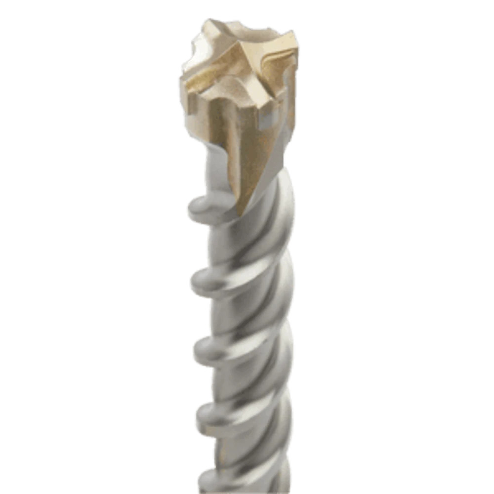 Milwaukee 10mm x 215mm MX4 4 Cut SDS Drill Bit: This bit's 4-spiral flute design provides the lowest vibration and low uniform flute wear.