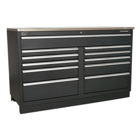 Sealey Modular Tool Box Storage System APMSCOMBO4SS | All steel construction with graphite powder coat finish. | toolforce.ie