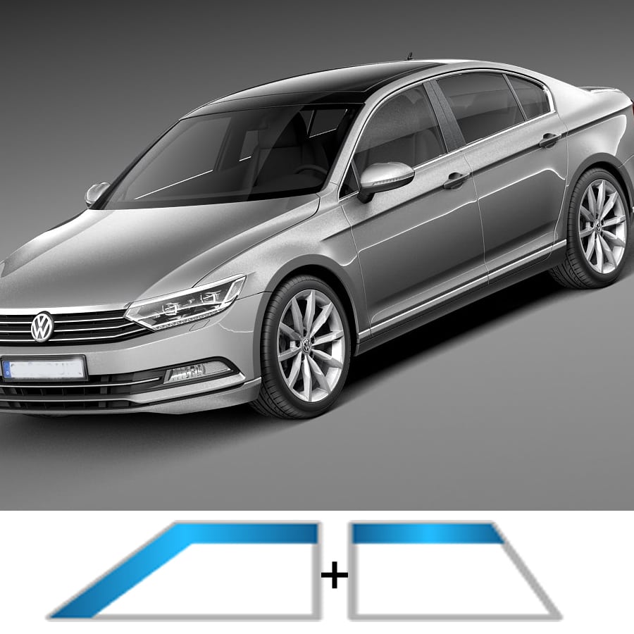 Passat shop wind deflectors