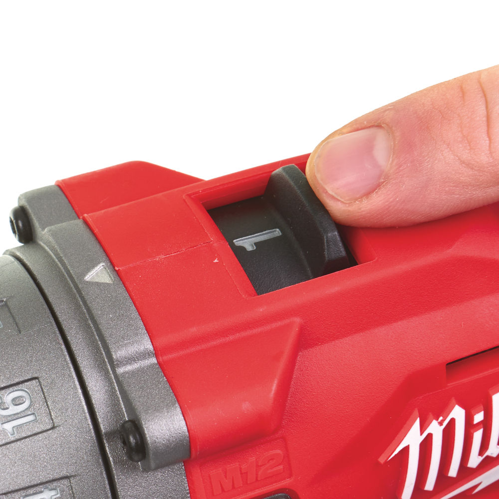 Milwaukee 12V Sub Compact Drill Driver Kit M12FDD-202X | Individual battery cell monitoring optimises tool run time and ensures long term pack durability. | toolforce.ie
