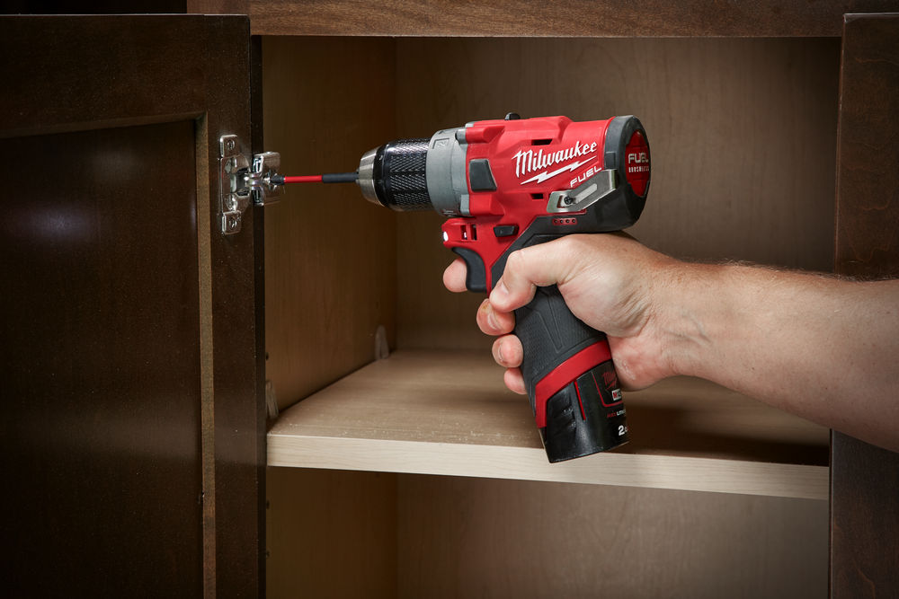 Milwaukee 12V Sub Compact Drill Driver Kit M12FDD-202X | Brightest LED workspace illumination. | toolforce.ie