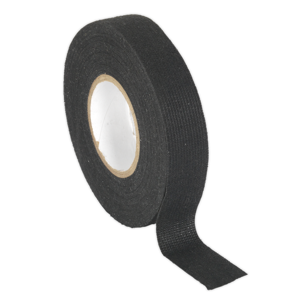 Fleece Tape 19mm x 15m Black | Fleece tape ideal for keeping wire bundles neat and tidy on vehicles or machinery in the workplace. | toolforce.ie