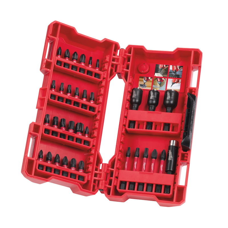 Milwaukee 35 Piece SHOCKWAVE Driver Bit Set - 'TradeTools