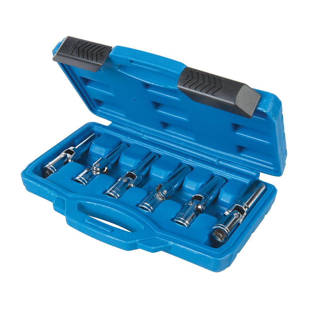 Silverline Glow Plug & Spark Plug Socket Set 6pce 3/8