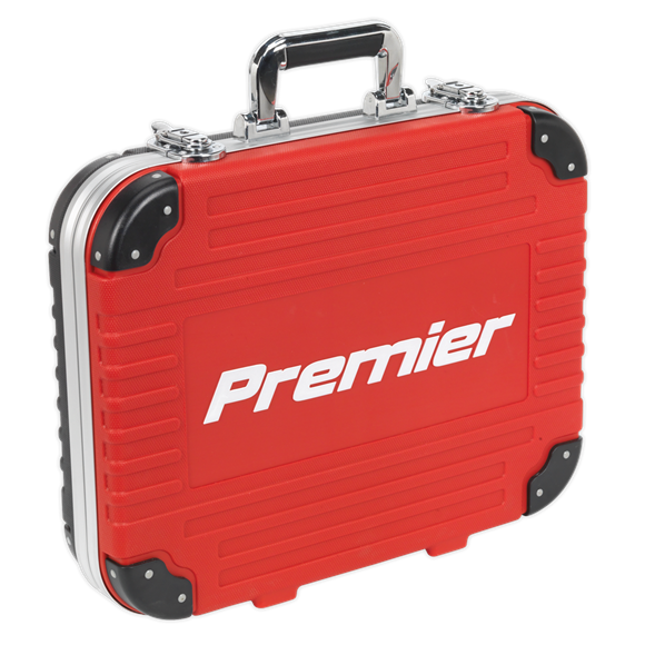 Sealey 144pc Mechanics Tool Kit AK7980, 1/4" and 1/2"Sq drive 72-Tooth offset comfort grip ratchet wrenches.