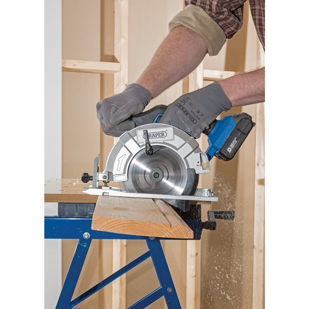 Draper D20 battery powered Circular Saw