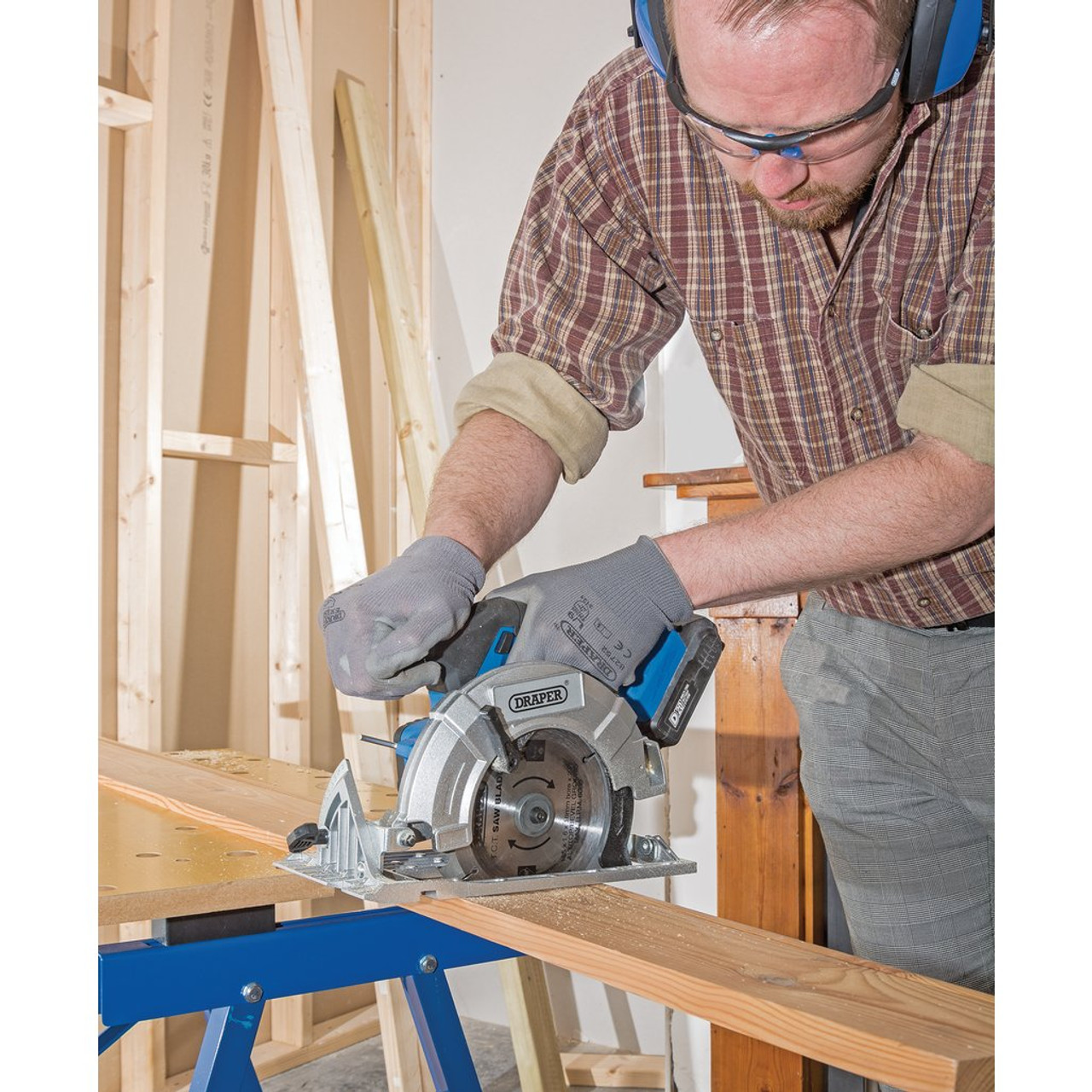 Draper D20 Cordless Circular Saw 20v 00594
