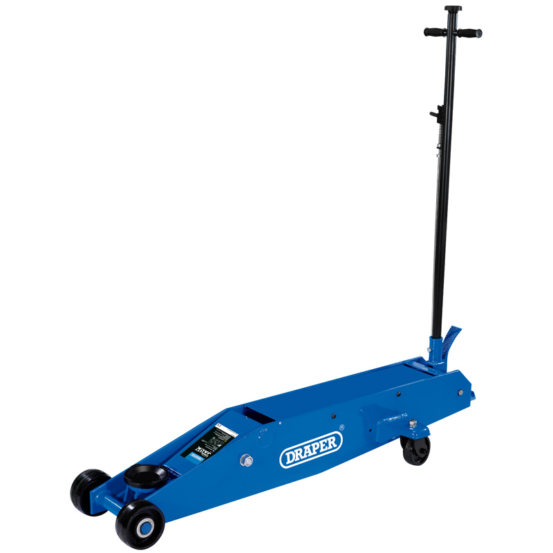 Draper Long Chassis Trolley Jack, 10 Tonne (TJ10LR)