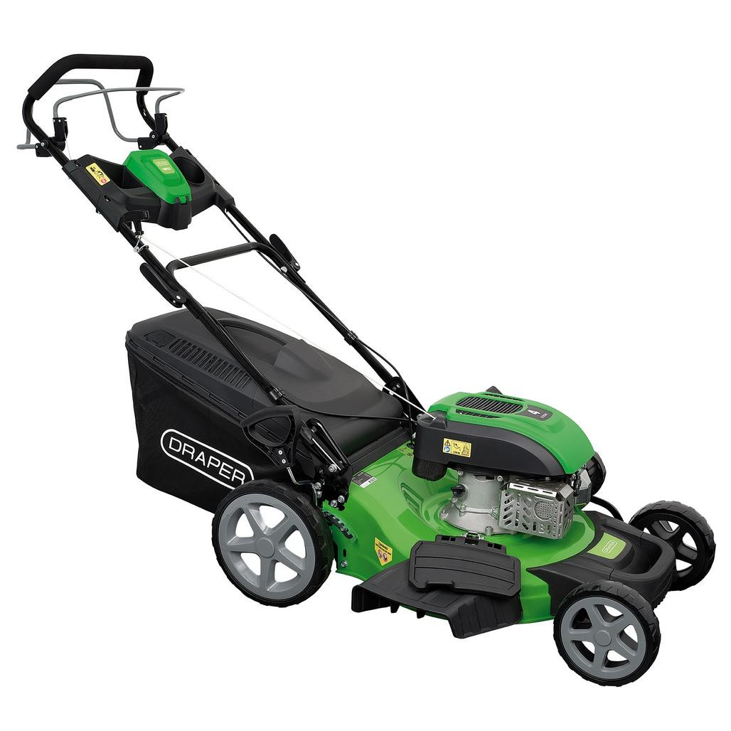 petrol lawnmower