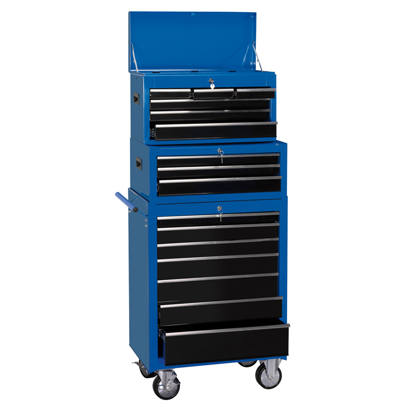 Draper Combination Roller Cabinet and Tool Chest, 16 Drawer, 26" (TC6D/TIC3D/RC7D)