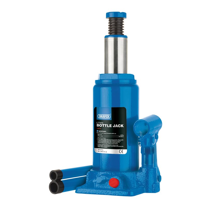 Draper Hydraulic Bottle Jack 8 Ton 13070