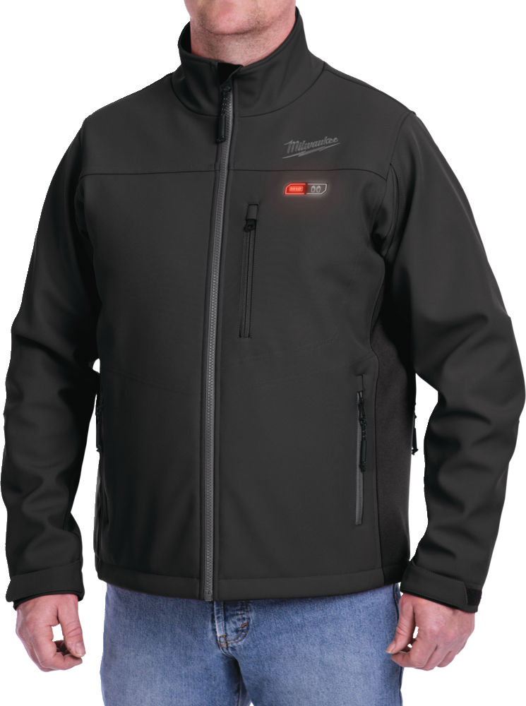 gray milwaukee heated jacket