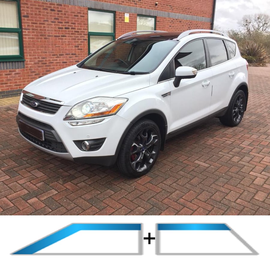 FORD KUGA II 5DR 2012-2019 TEAM HEKO Wind Deflectors 4 PC set, These Wind Deflectors Fit the FORD KUGA II 5DR From Years 2012-2019.