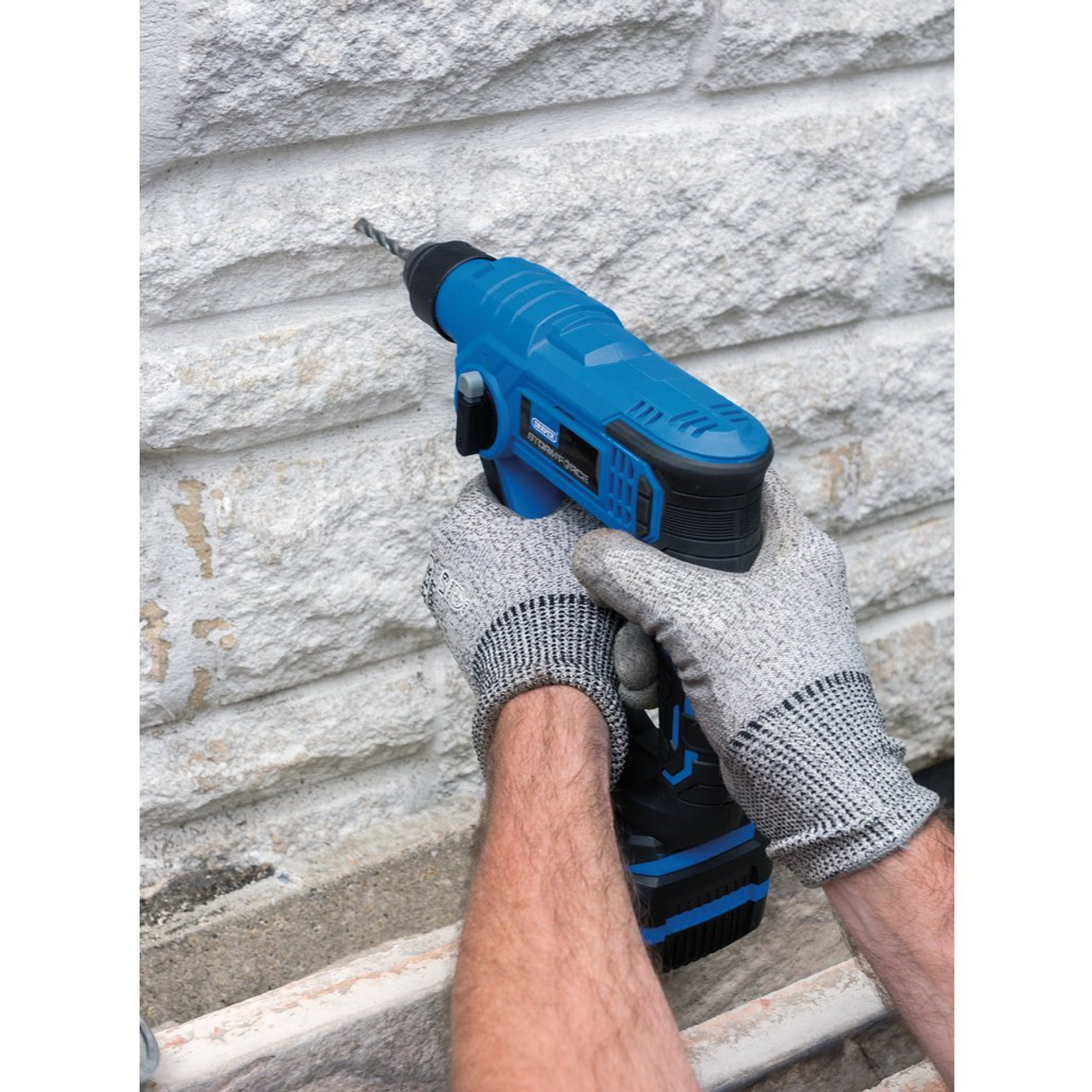 SDS Hammer drill with Forward/reverse feature and electronic brake.