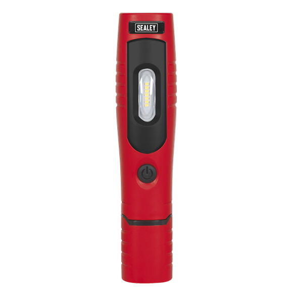 Rechargeable 360° Inspection Light 7 SMD & 3W SMD LED Red Lithium-ion | Unique and innovative 360° swivel and tilt function enables the light source to be positioned in any direction. | toolforce.ie